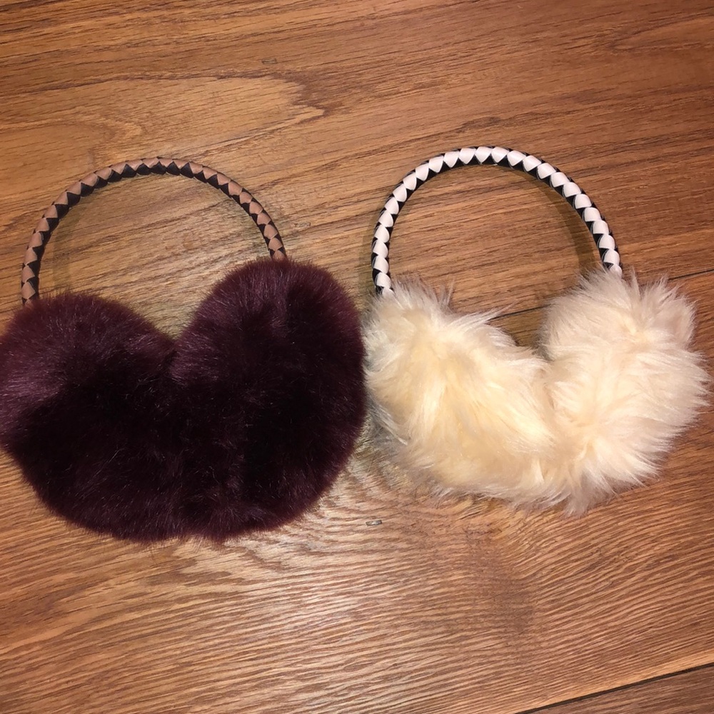 Faux fur earmuffs